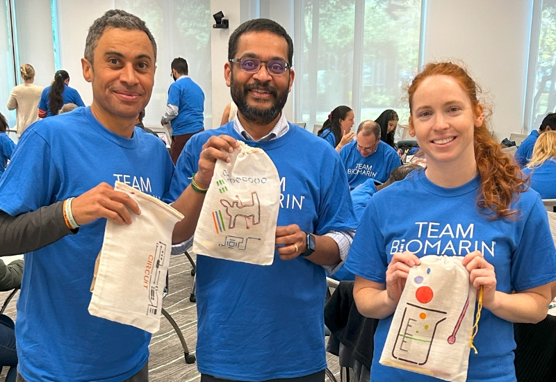 Employees at Volunteer Event in San Rafael Assemble STEM Kits for Elementary School Students